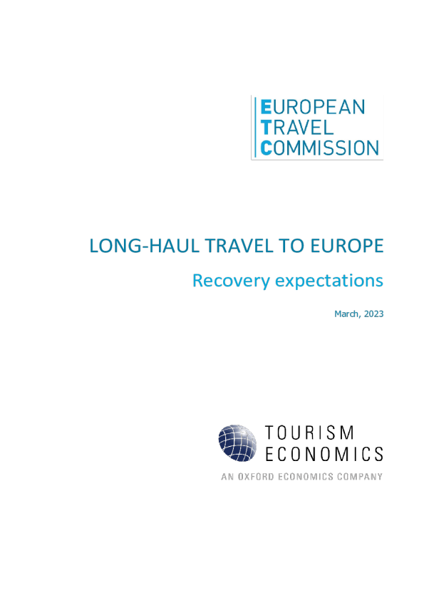 欧洲长途旅行：复苏预期