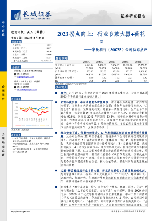 2023拐点向上：行业β放大器+荷花α