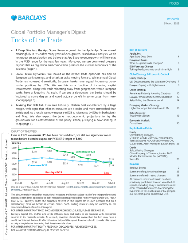 全球投资组合经理的交易技巧摘要