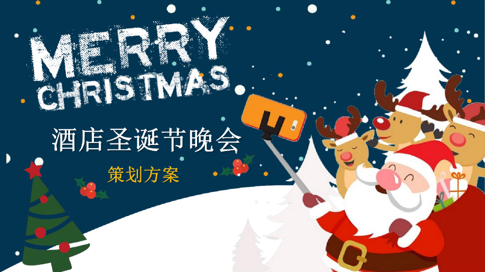 某酒店圣诞节晚会策划方案