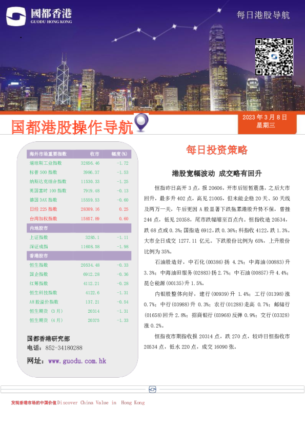 每日港股导航