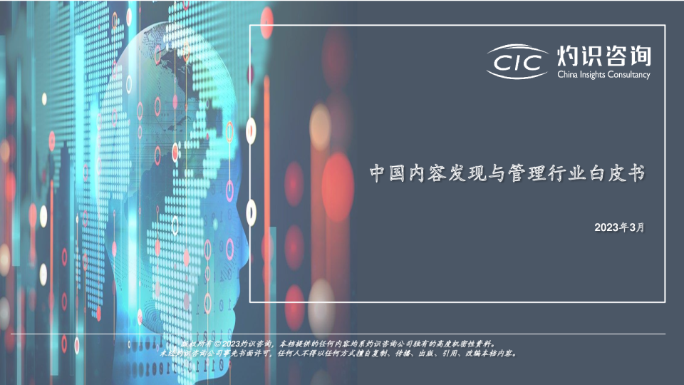 中国内容发现与管理行业白皮书