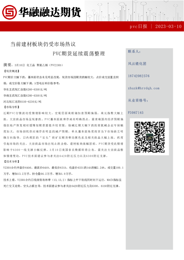 PVC日报：当前建材板块仍受市场热议 PVC期货延续震荡整理
