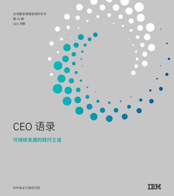 CEO 语录：可持续发展的践行之道