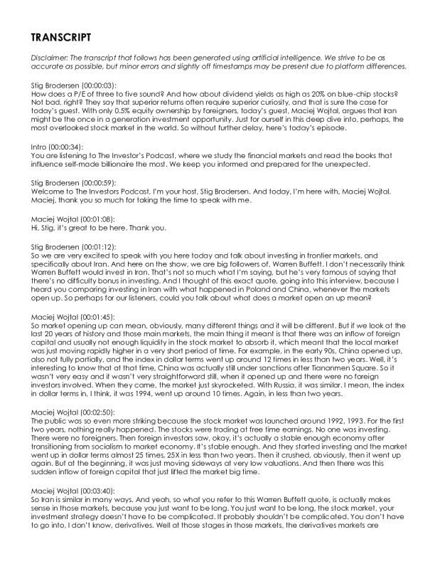 伊朗市场投资机会会议纪要20230311