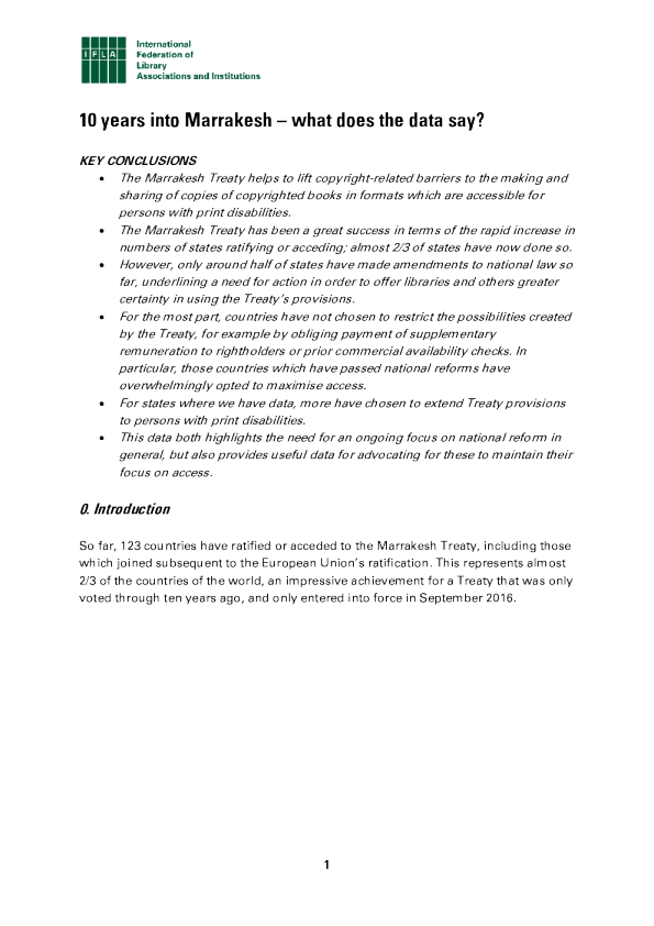进入马拉喀什 10 年 - 数据说明了什么 ？