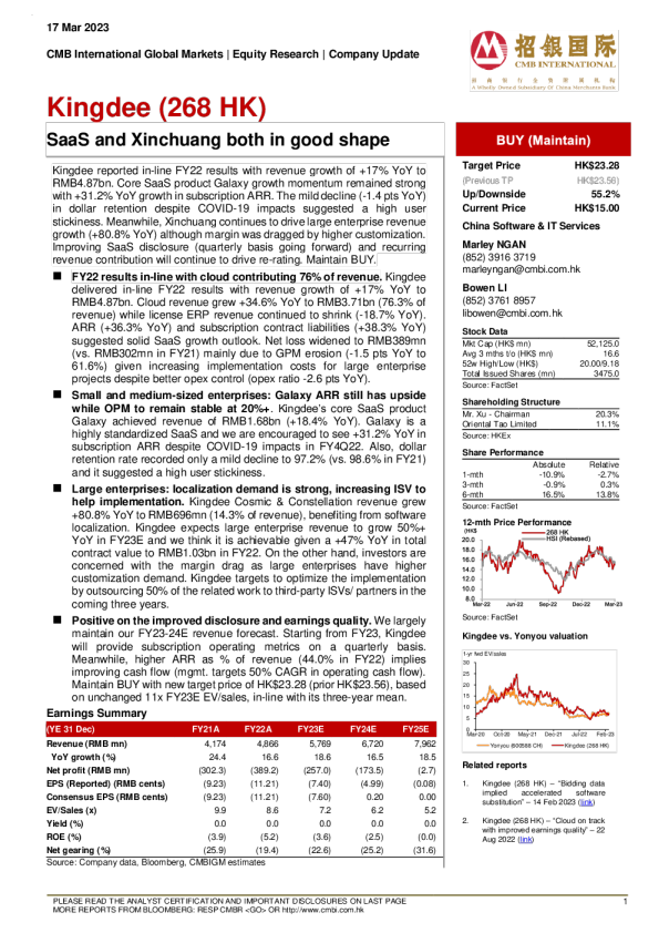 SaaS和新创都处于良好状态