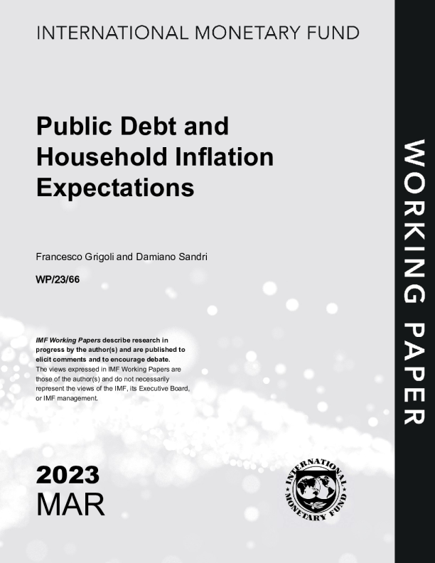 公共债务和家庭通胀预期