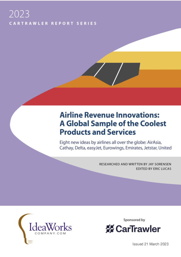 航空公司收入创新：最酷产品和服务的全球样本