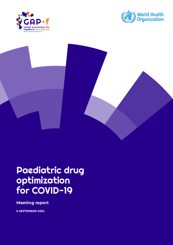 针对 COVID-19 的儿科药物优化
