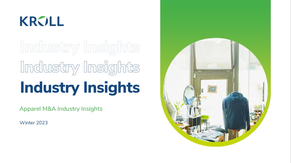 服装并购行业洞察 - 冬季 2023