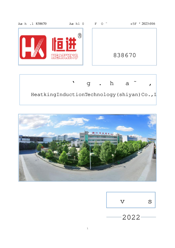 恒进感应：2022年年度报告