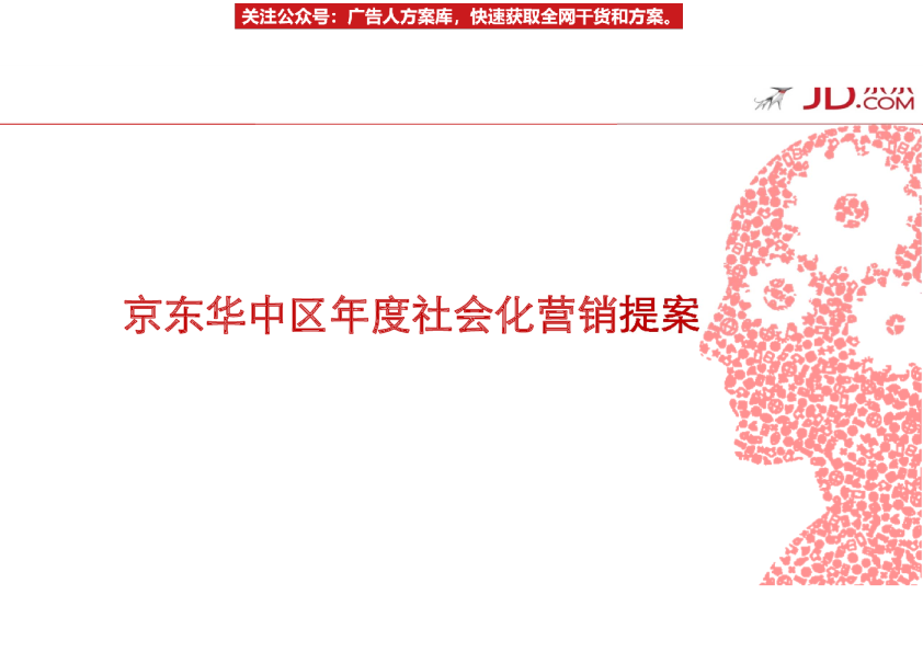 京东华中区年度社会化营销提案