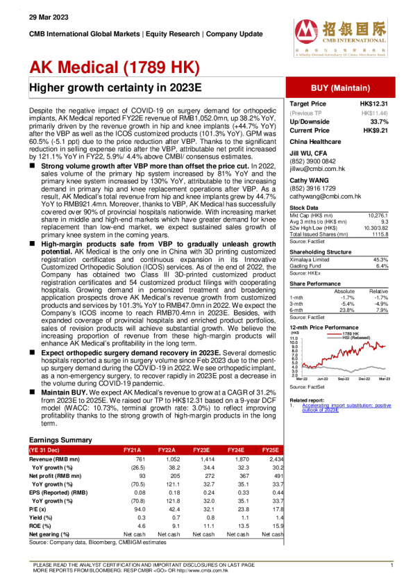 2023年增长确定性更高