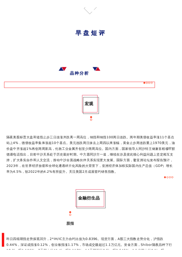 上海中期期货——早盘策略20230329