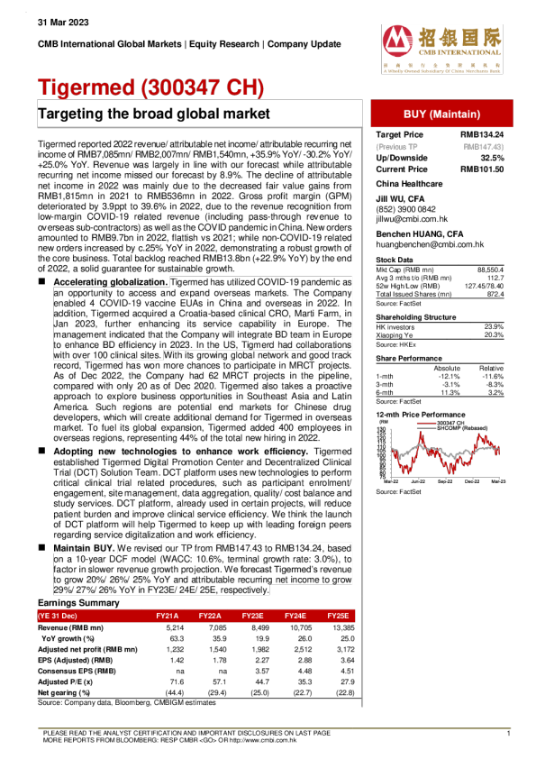 瞄准广阔的全球市场