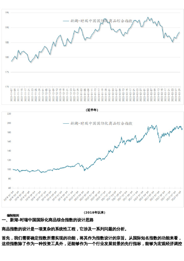 新湖-时瑞中国国际化商品综合指数