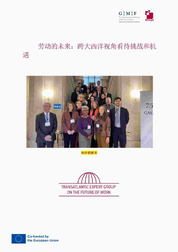 工作的未来：从跨大西洋角度看待挑战和机遇【英译中】