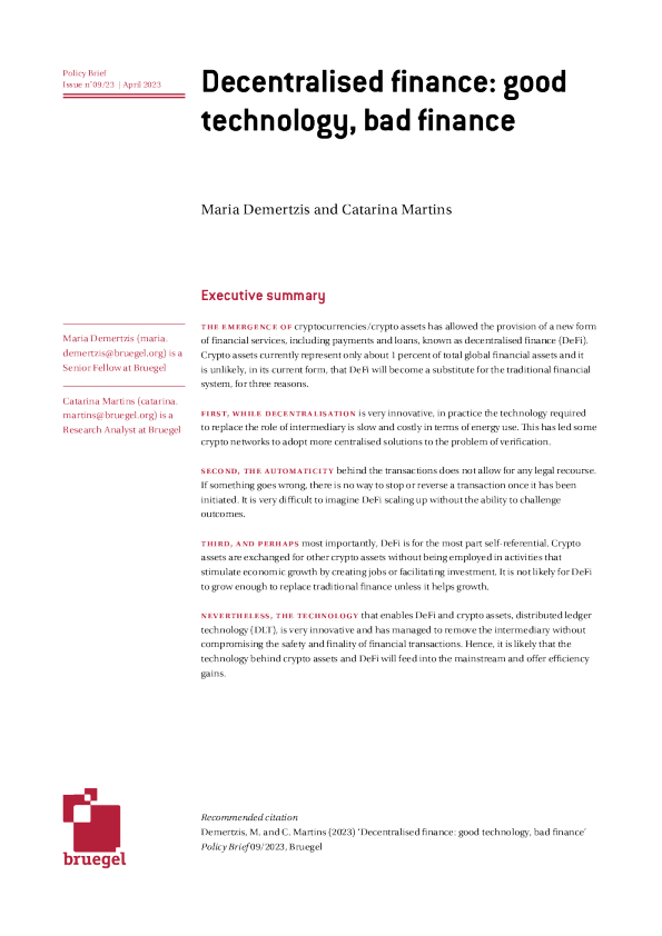 分散的金融：好的技术，坏的金融
