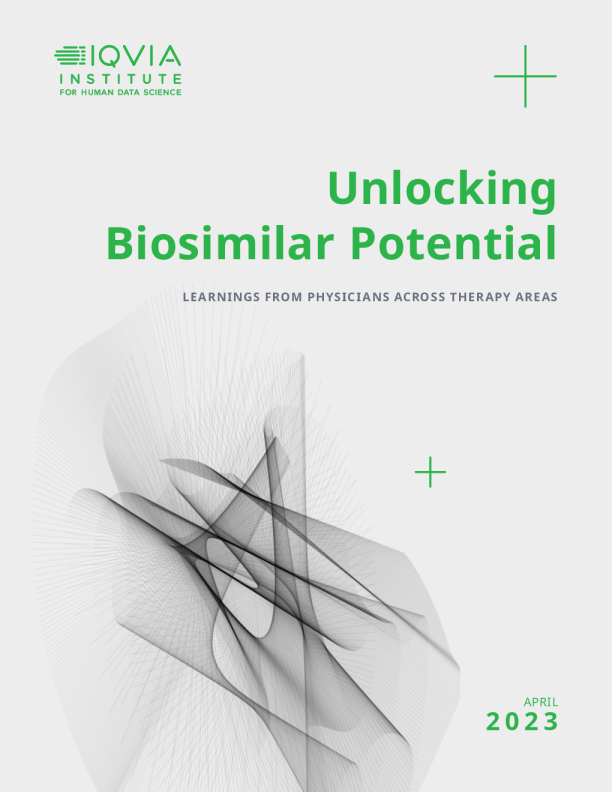 释放生物类似药潜力：跨治疗领域医生的经验