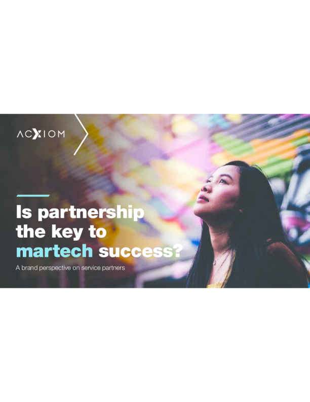 获得品牌眼中的服务伙伴关系