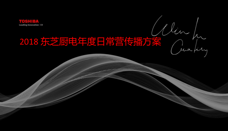 东芝厨电年度日常传播方案