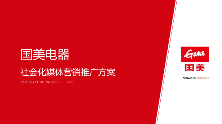 国美电器社会化媒体营销推广方案