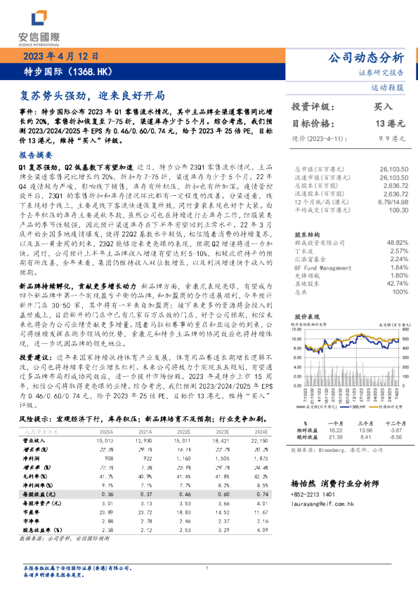 复苏势头强劲，迎来良好开局