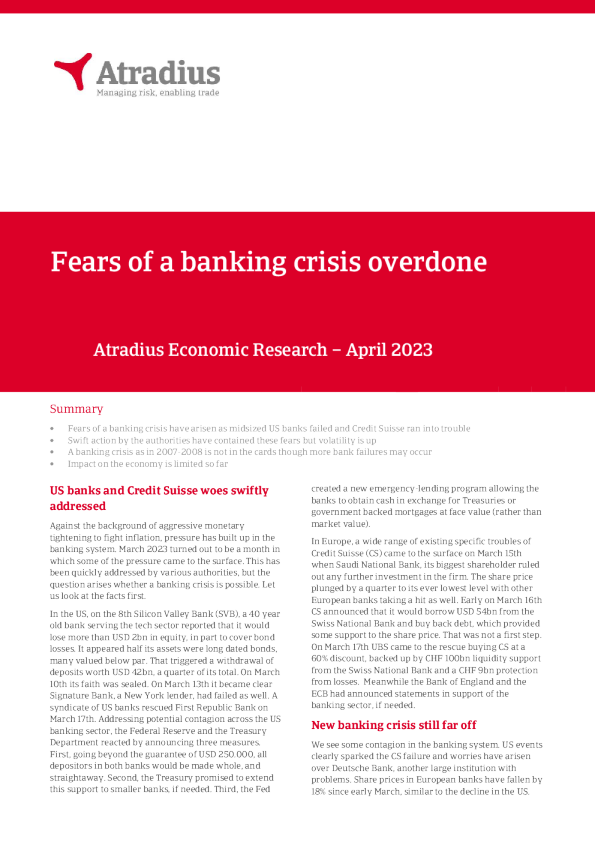 对银行危机的担忧过头了