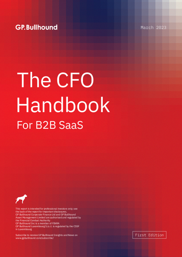 B2B SaaS 的 CFO 手册。