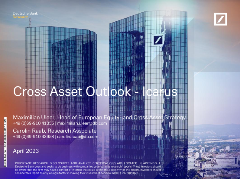 跨资产展望 - 伊卡洛斯