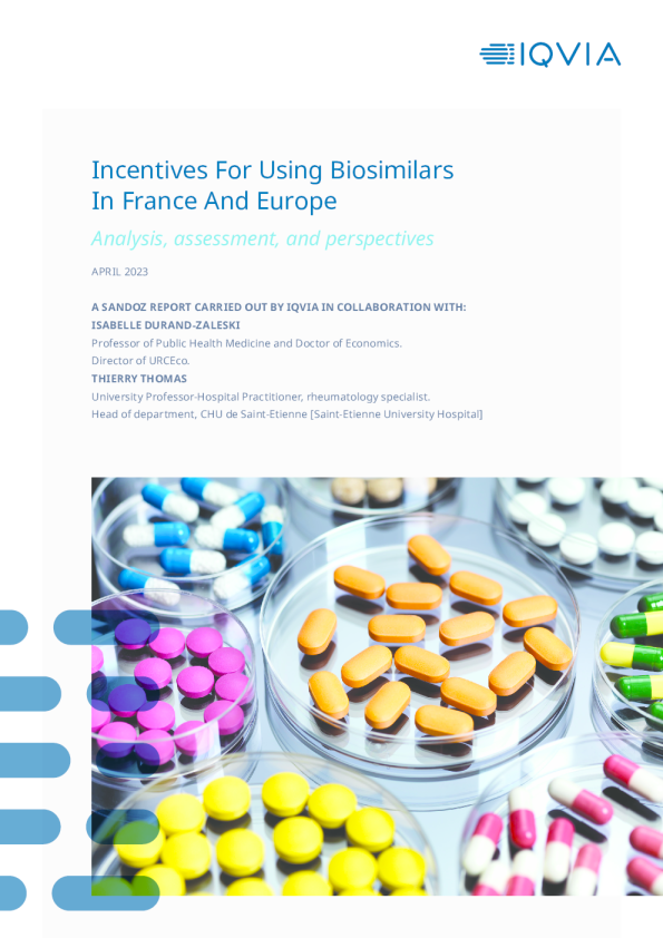 使用生物仿制药的激励措施在法国和欧洲分析、评估和展望