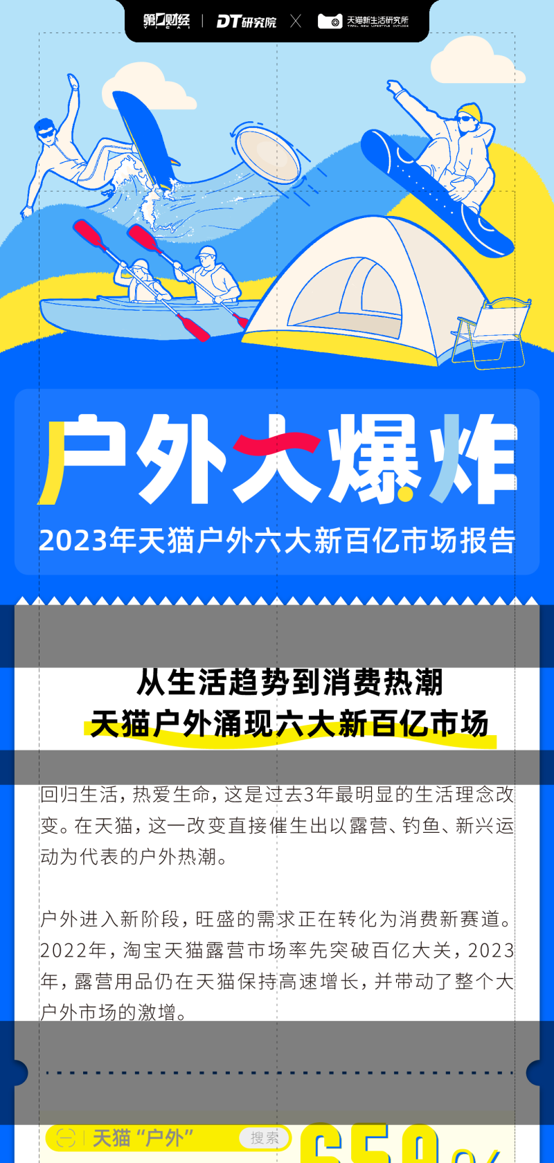 2023年天猫户外六大新百亿市场报告
