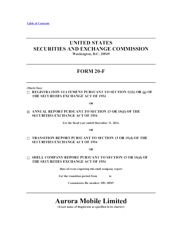 极光2022年度报告