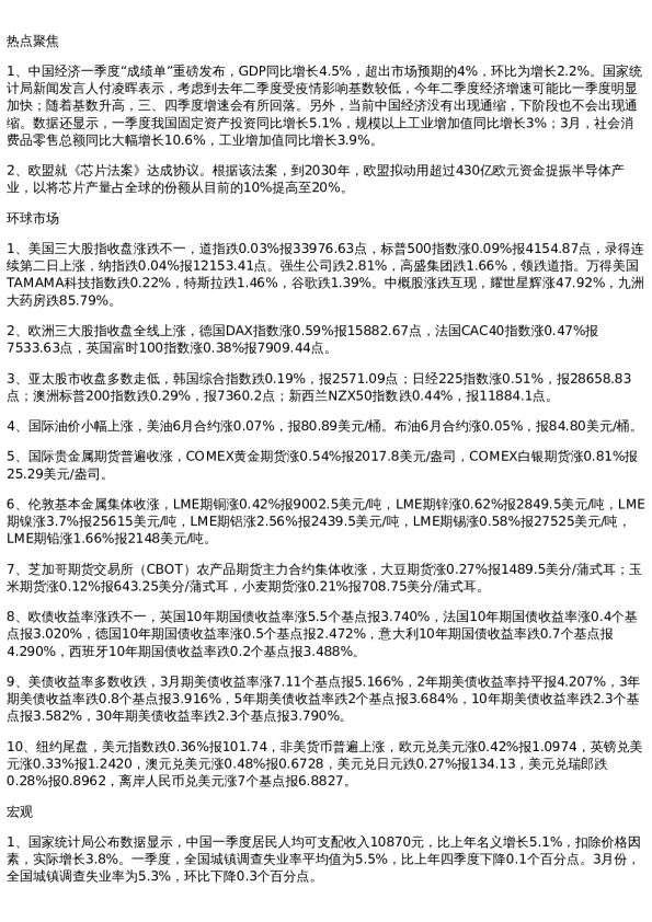 投资参考