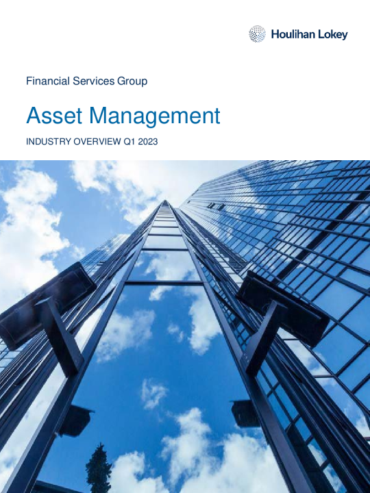 资产管理行业概述 - 2023 年第一季度