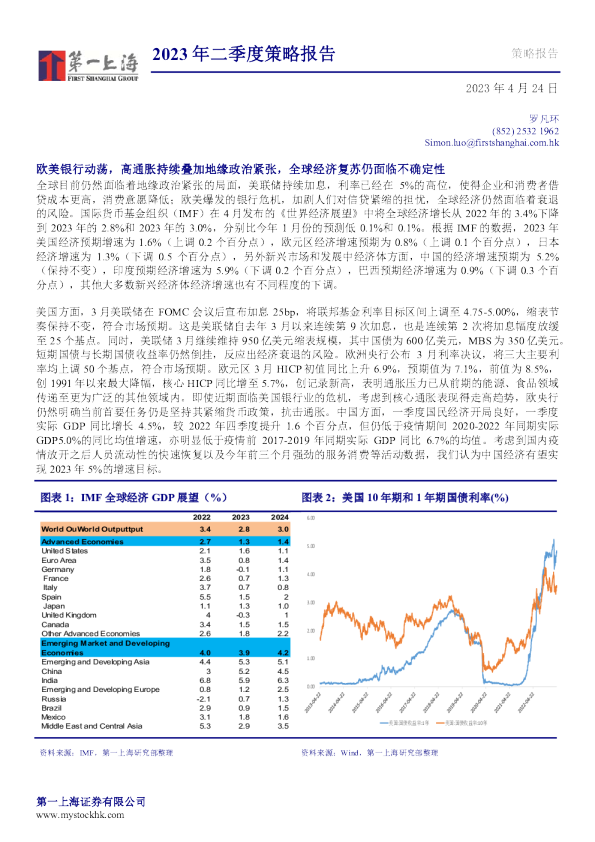 2023年二季度策略报告