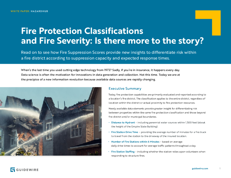 消防分类和火灾严重程度