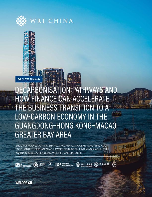 广东-香港-澳门大湾区内低碳经济转型路径与金融如何加速业务过渡

请注意，这里将“Decarbonisation Pathways”（低碳化路径）和“How Finance Can Accelerate the Business Transition”（金融如何加速企业转型）以及“to a Low-carbon Economy”（至低碳经济）这些部分进行整合，并适应中文的表达方式。同时保留了原有的大写字母和标点符号，以保持原文的格式。
