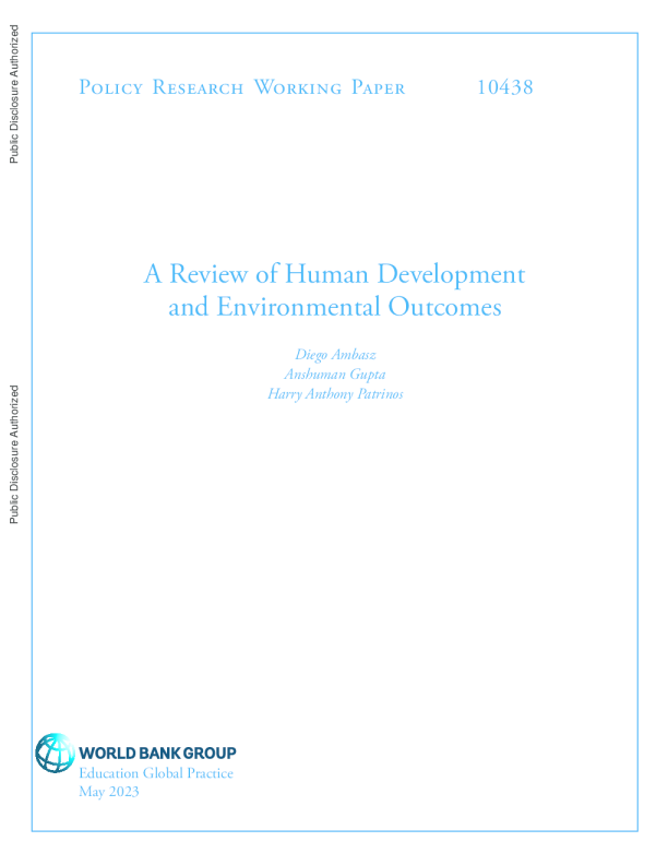 人类发展与环境成果综述