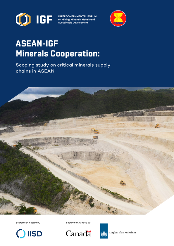 国际可持续发展研究所国际GF矿产合作：东盟关键矿产供应链范围界定研究