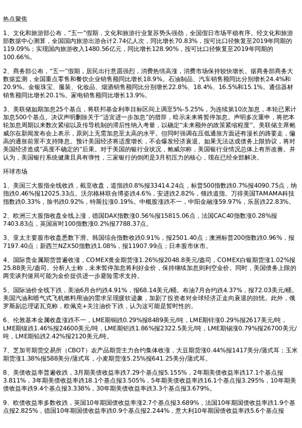 投资参考