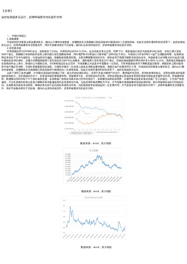【能源化工】周报-2022-05-05