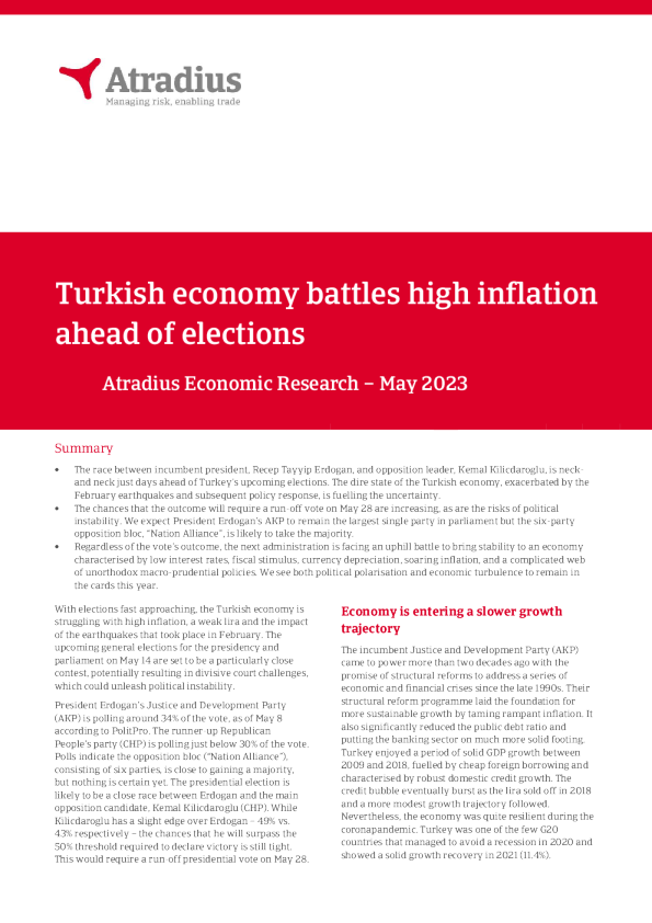 土耳其在大选前与高通胀作斗争