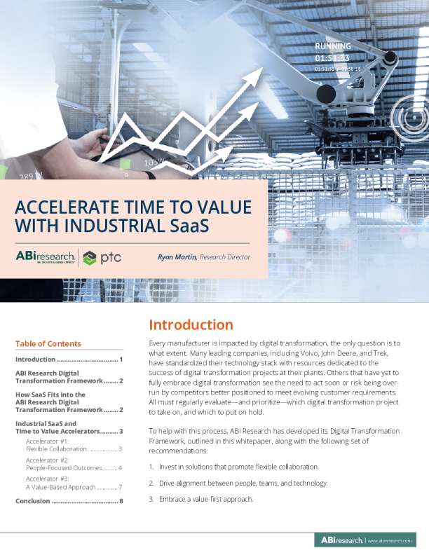 利用工业 SaaS 加速实现价值