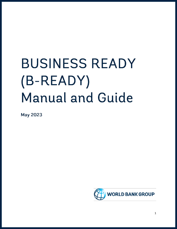 BUSINESS READY(B-READY)Manual and Guide