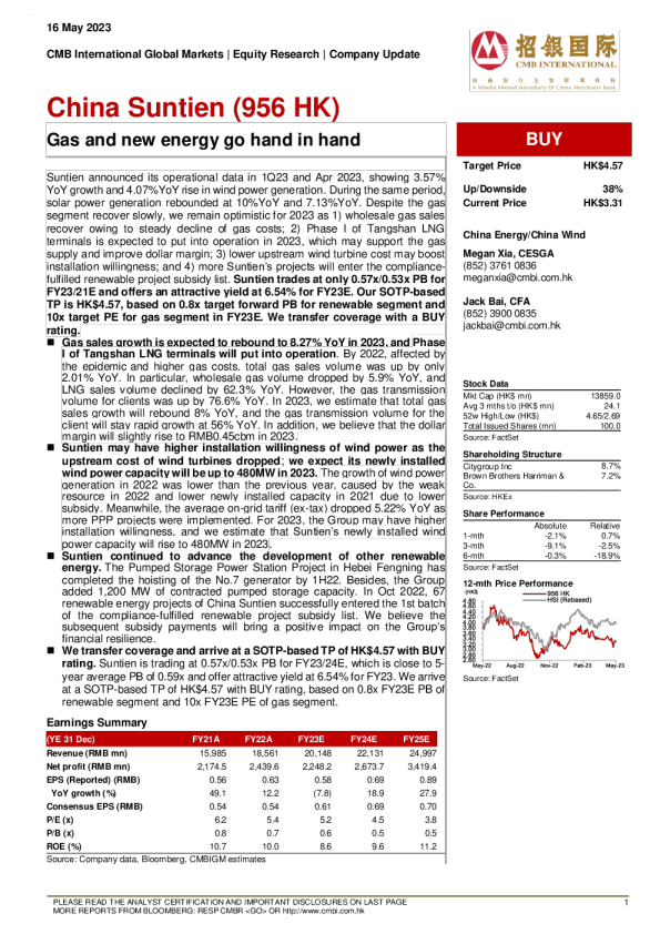 燃气与新能源齐头并进