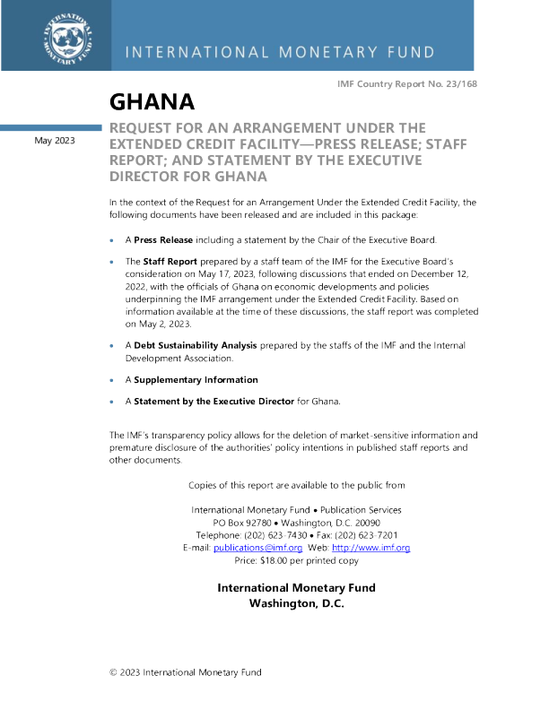 加纳：请求根据延长信贷安排-新闻稿;员工报告;以及加纳执行主任的发言
