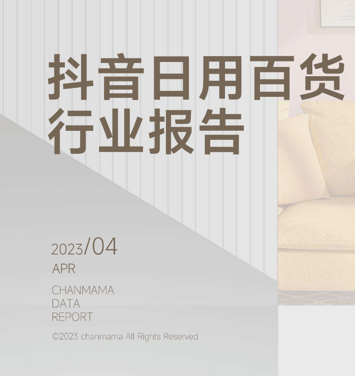 抖音日用百货行业报告