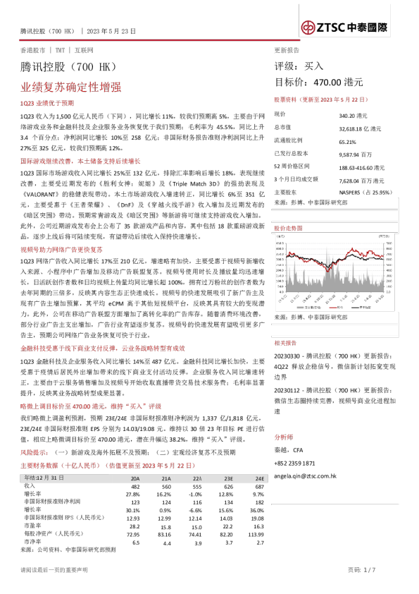 业绩复苏确定性增强